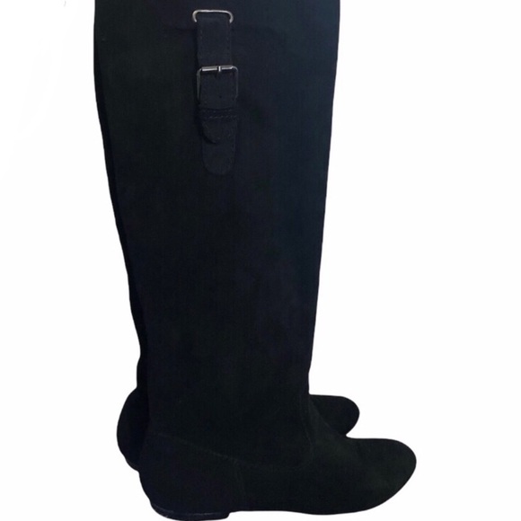 ZIGI Soho Oak Suede Leather Flat Knee Length Boots, 7.5 - Picture 1 of 9